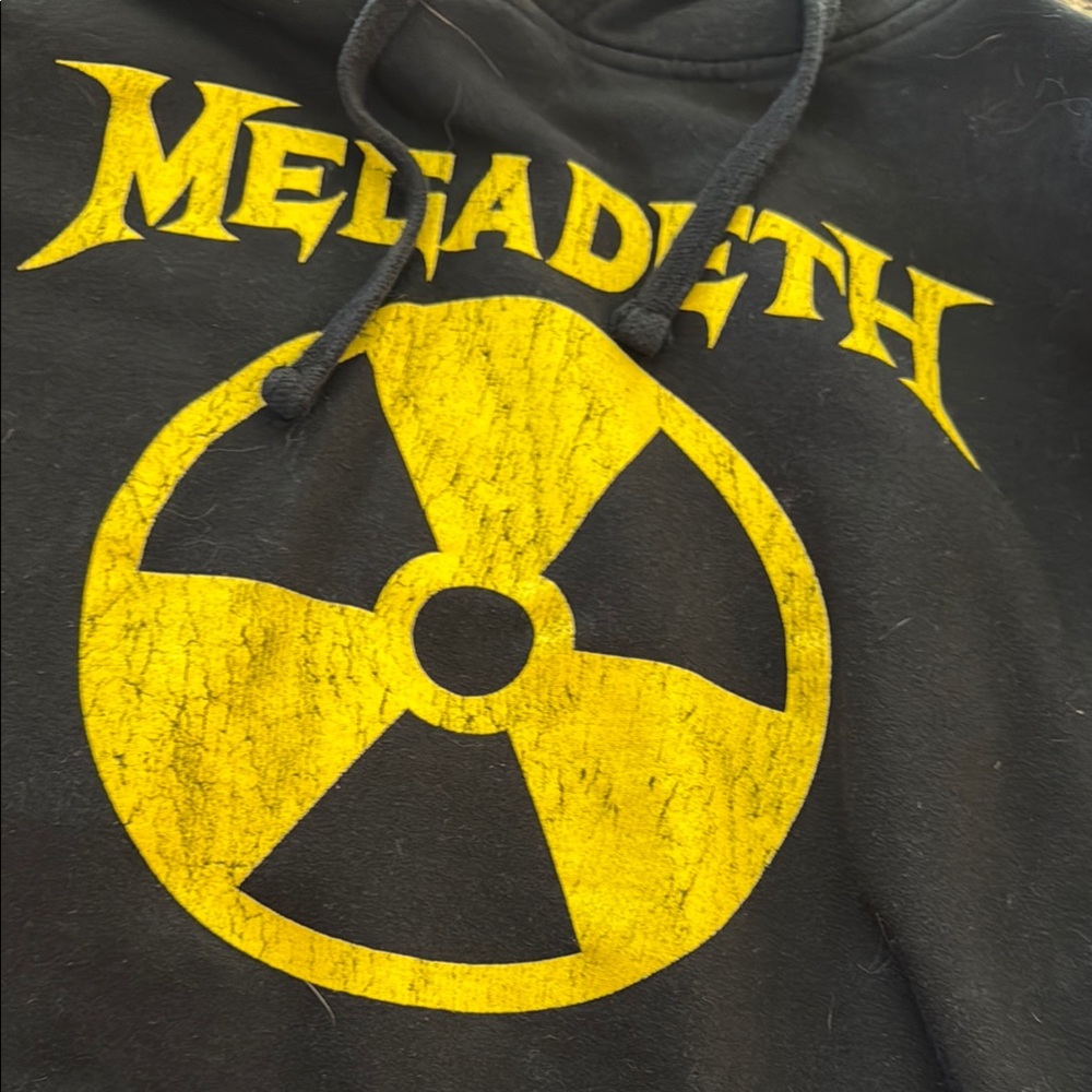 Megadeth Black and Yellow Hoodie